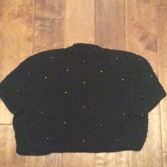 Cach’e cropped black jacket - Picture 3 of 6